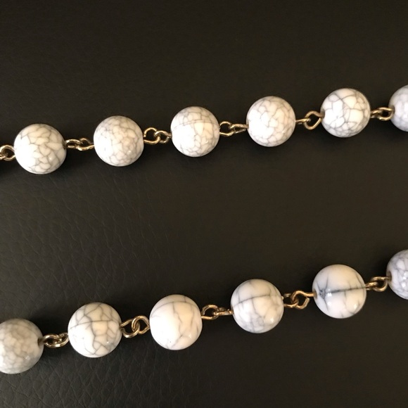 Beaded Necklace Blue Crackle by Baublebar - Picture 7 of 7